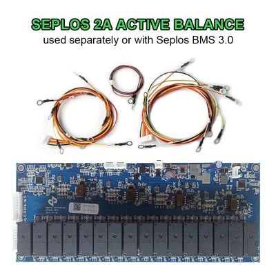 Seplos 3.0 BMS płytka PCB aktywne bilans 2A 48V 200A CAN 485 LCD