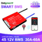 Deligreen Smart Bms Lifepo4 bateria 4s 80a 100a 12v z funkcją UART BT 485 CAN do przechowywania na zewnątrz RV